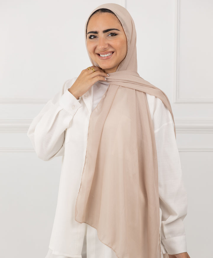Elegance Crinkle Chiffon Scarf