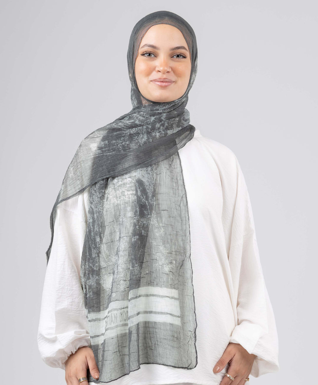 Classic Luxury Crushed Scarf