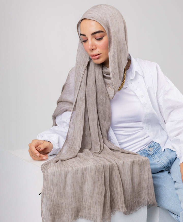 Marble Linen Scarf