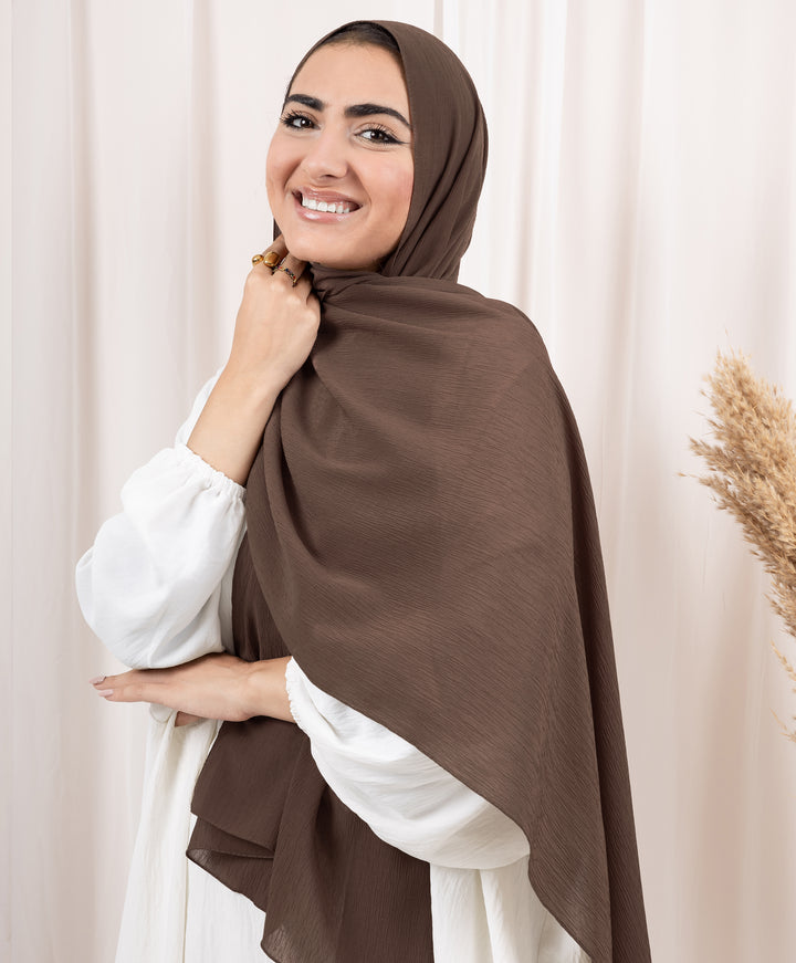 Dots Crinkle Chiffon Scarf