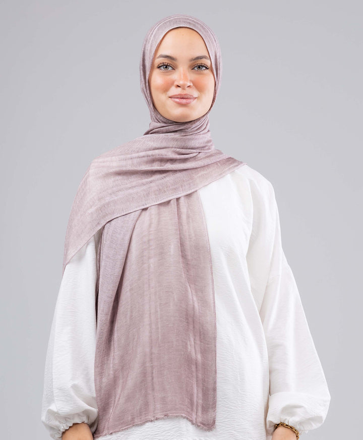 Lined Marble Cotton Scarf