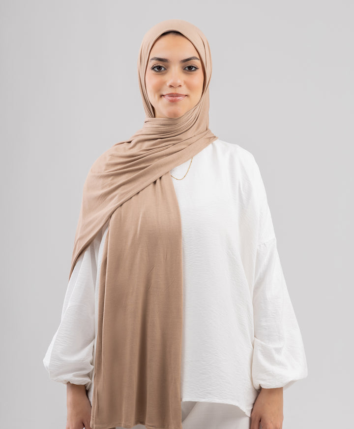 Plain Cotton Lycra Scarf
