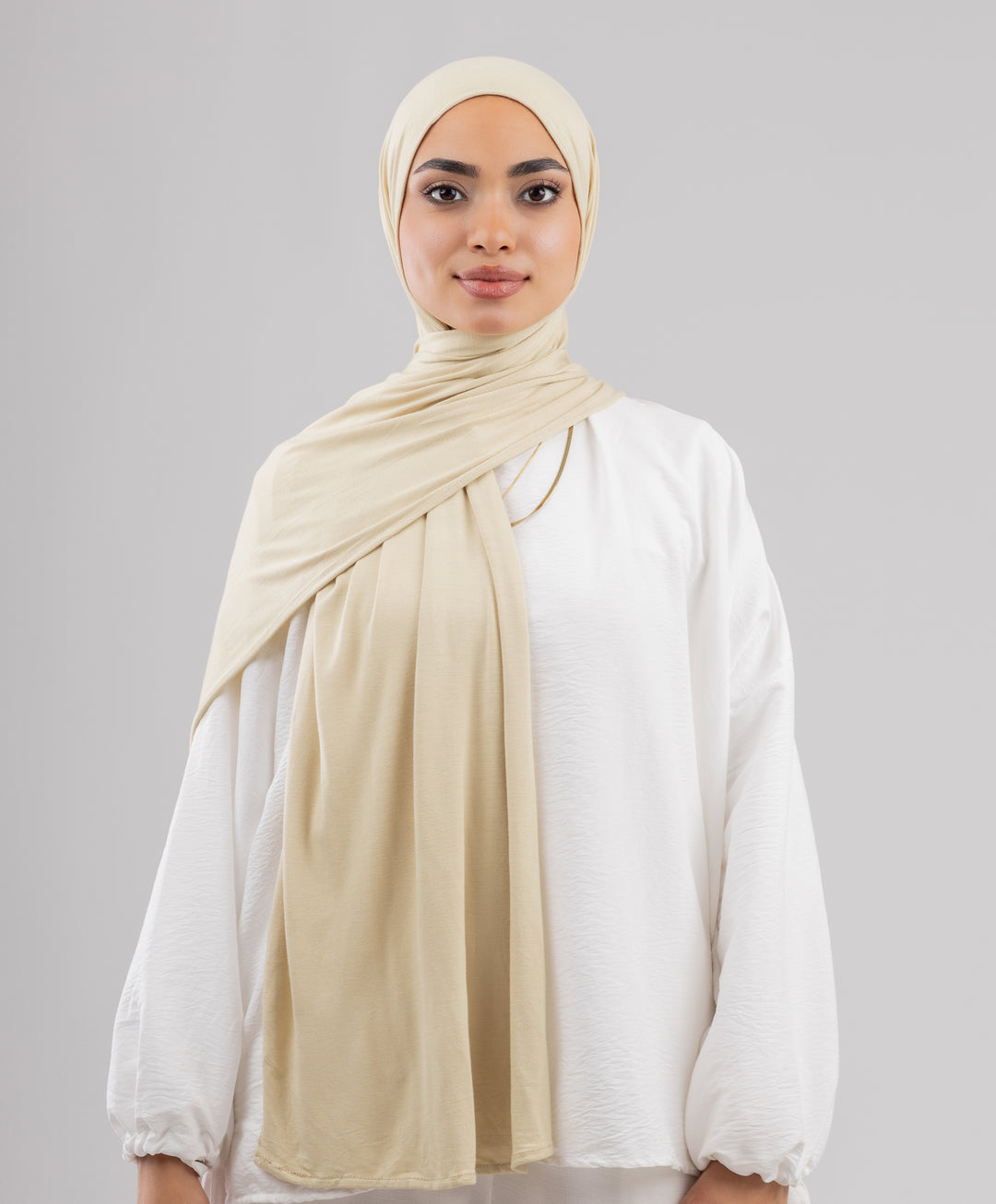 Plain Cotton Lycra Scarf