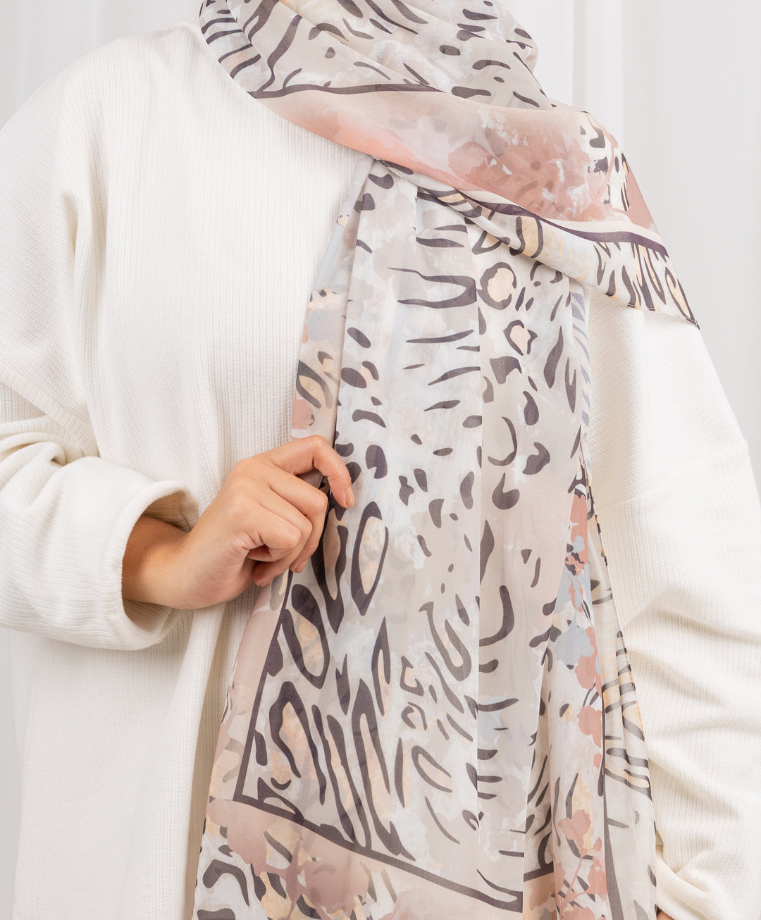 Wild Whisper Chiffon Scarf