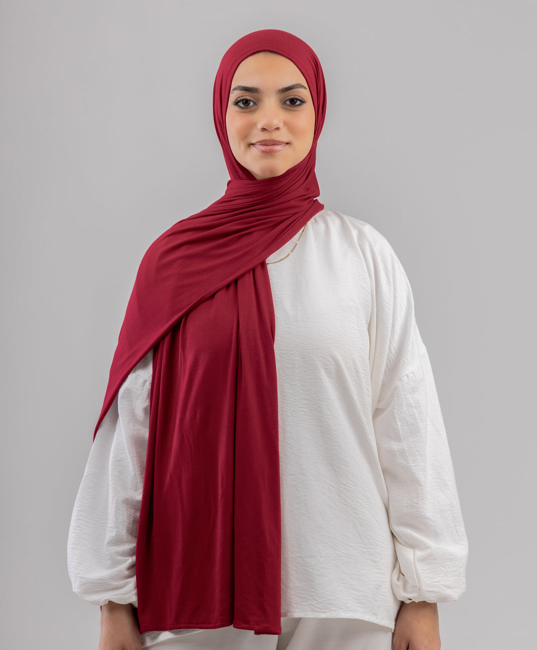 Plain Cotton Lycra Scarf