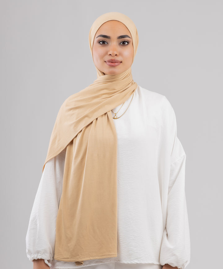 Plain Cotton Lycra Scarf