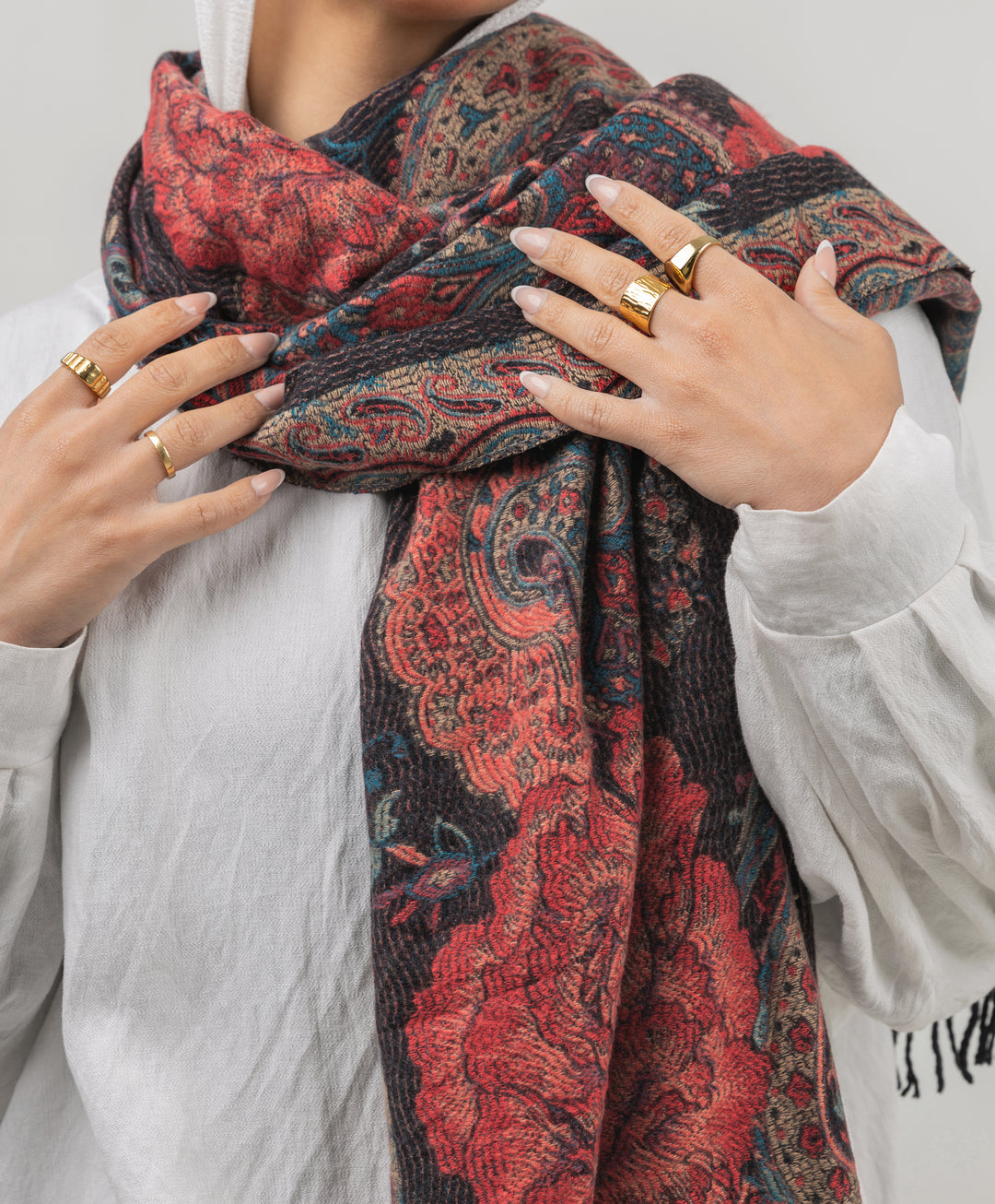 Starry Night Winter Shawl