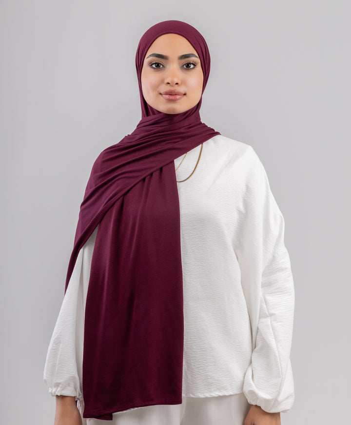 Plain Cotton Lycra Scarf