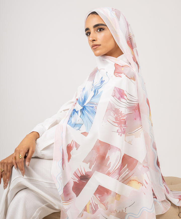 Peach Petal Scarf