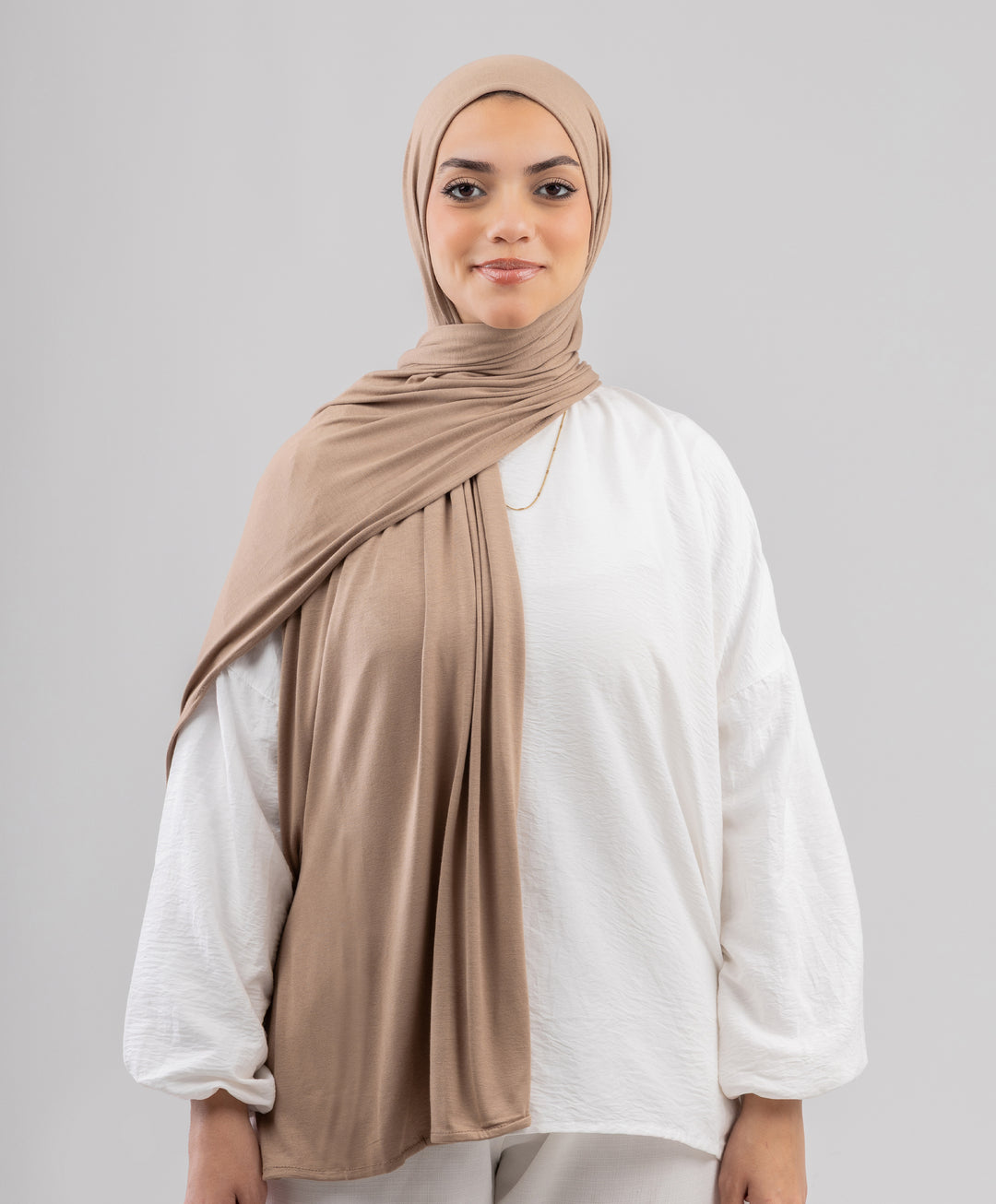 Plain Cotton Lycra Scarf