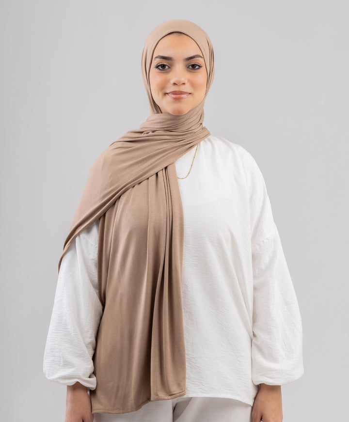 Plain Cotton Lycra Scarf