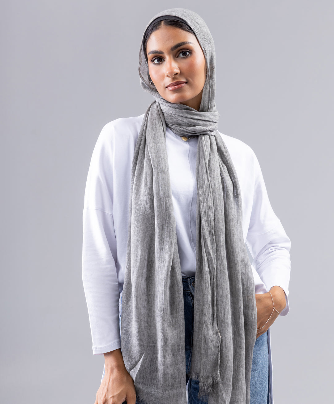 Marble Linen Scarf