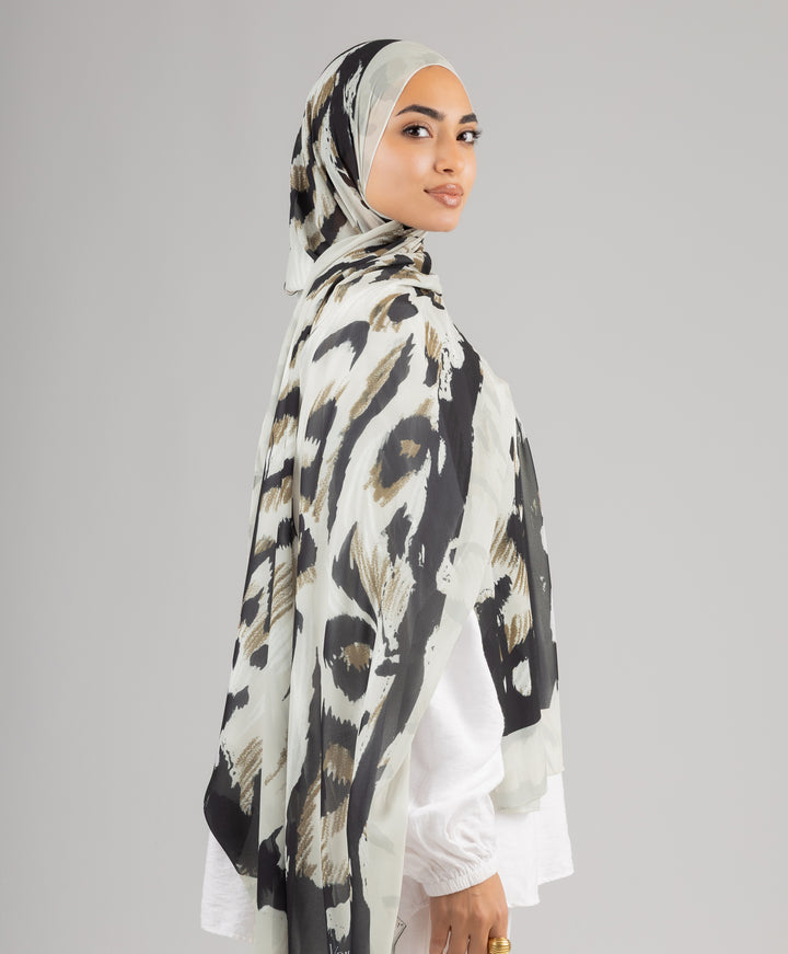 Splash Chiffon Scarf