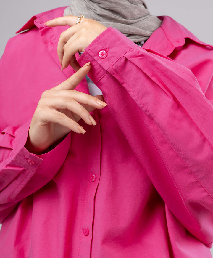 Basic Button Blouse