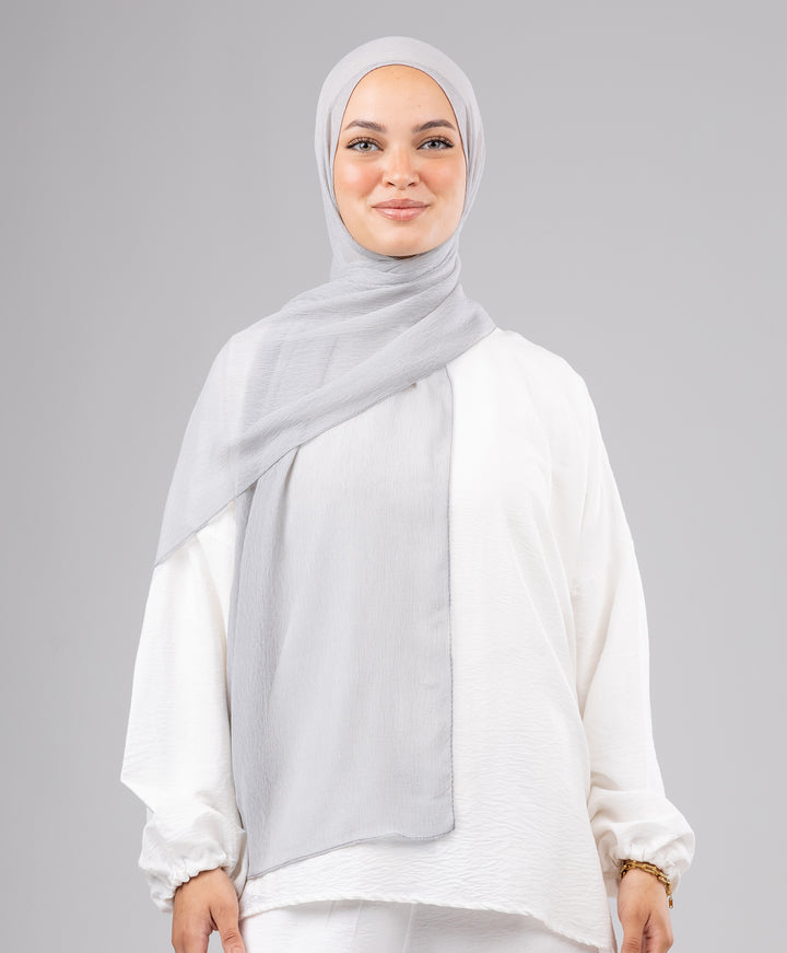 Ruffle Chiffon Scarf