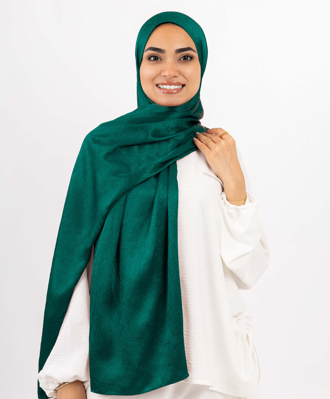 Crushed Satin Scarf