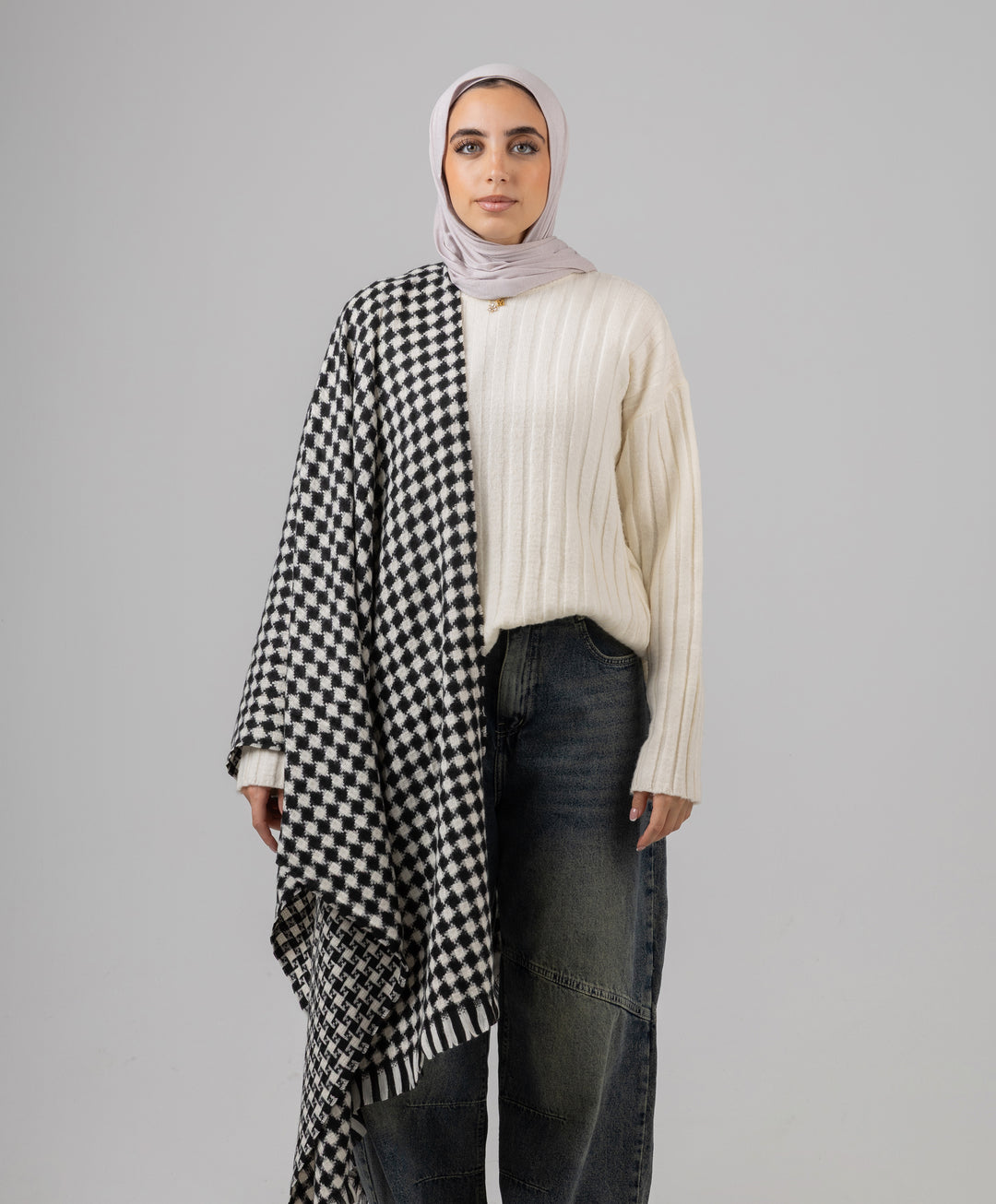 Striking Winter Shawl