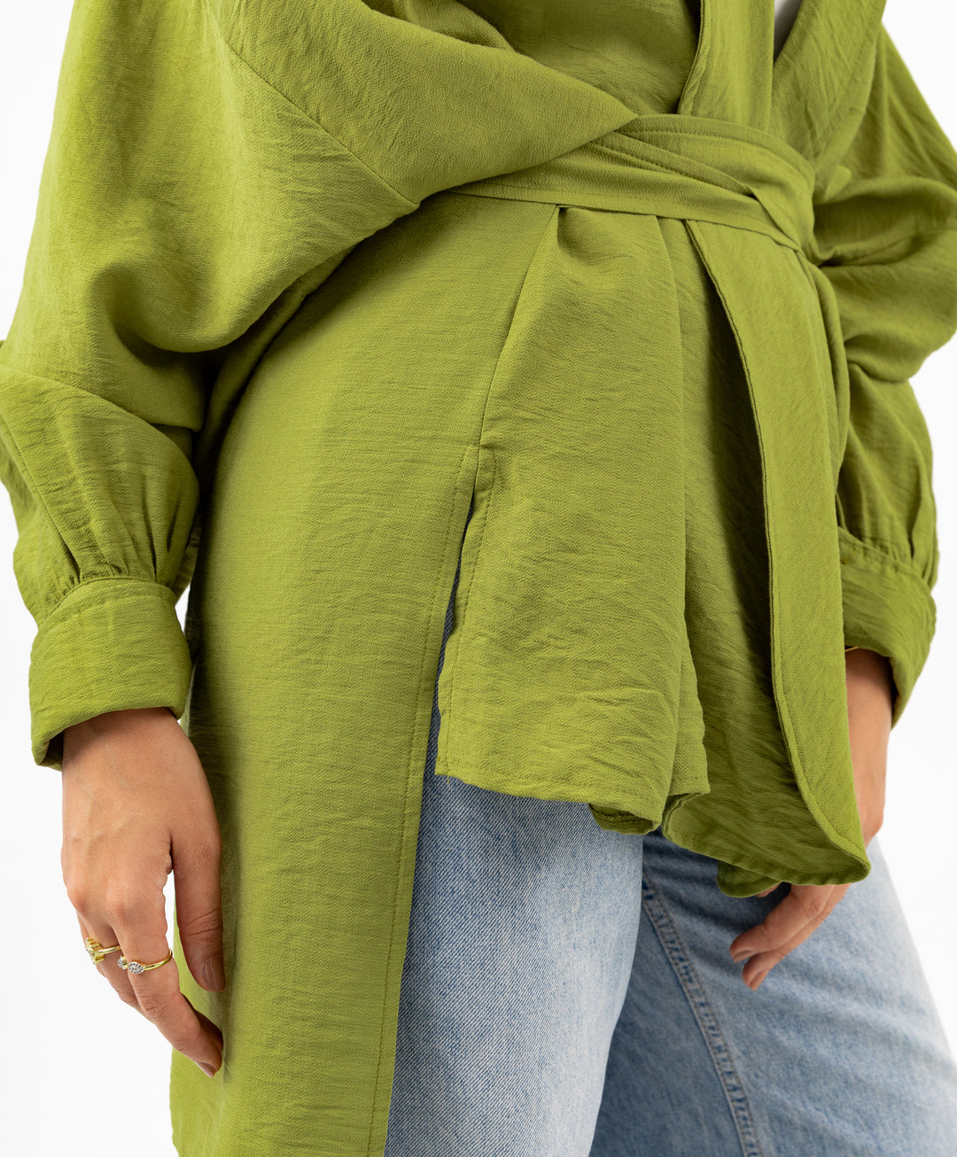 Linen Wrap Kimono