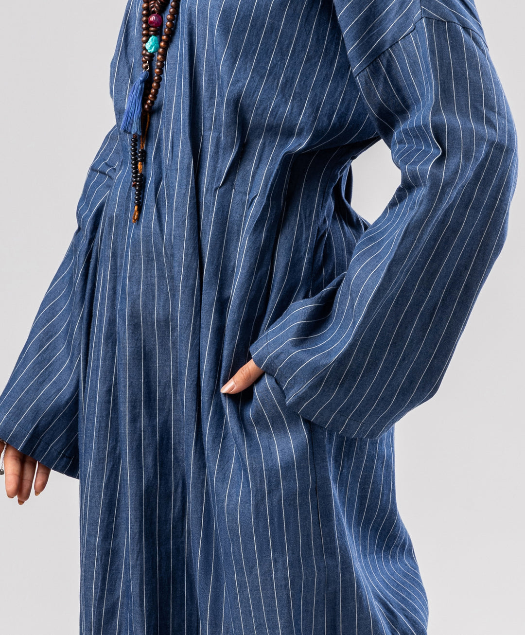 Striped Denim Dress