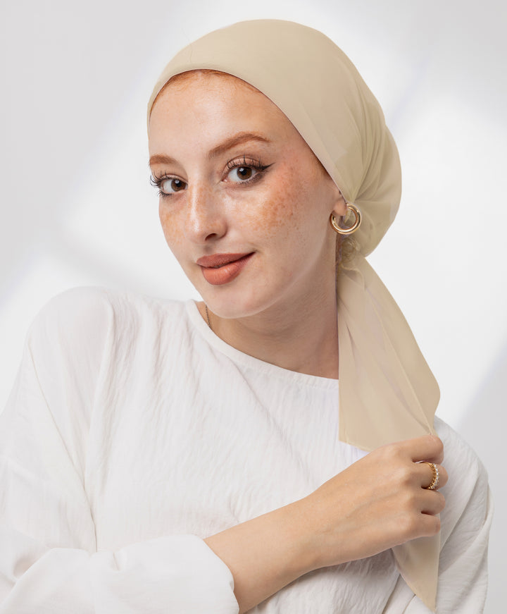 Girly Chiffon Square Scarf