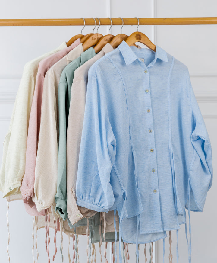 Tassel Linen Shirt