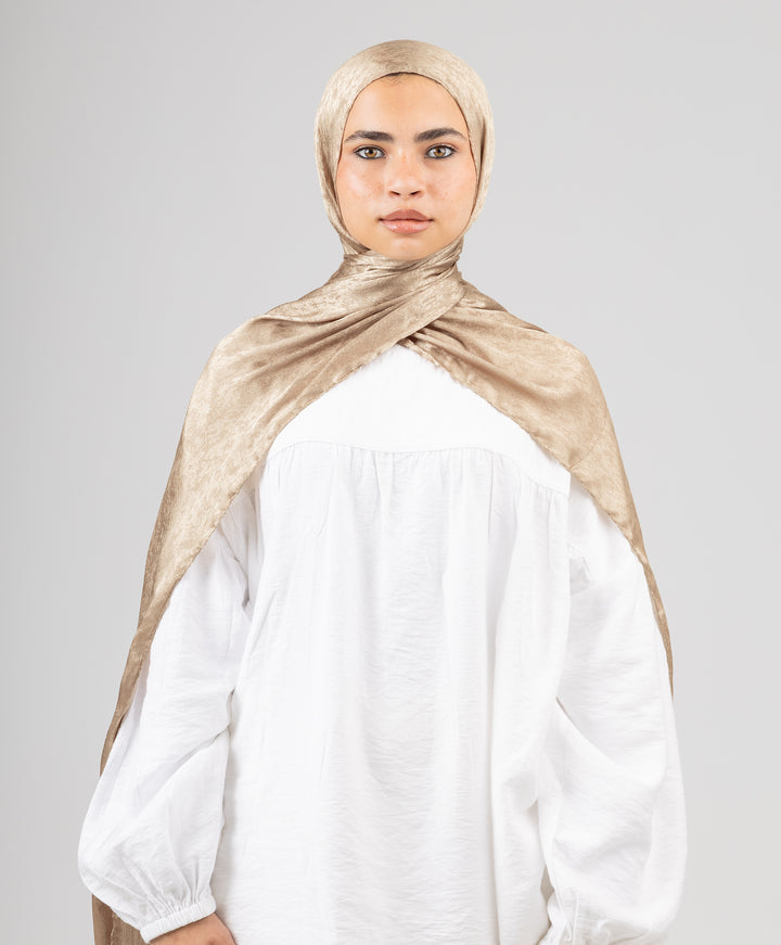 Glossy Satin Scarf