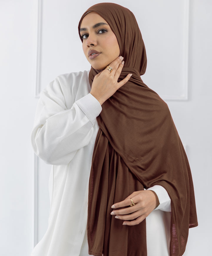 Plain Cotton Lycra Scarf