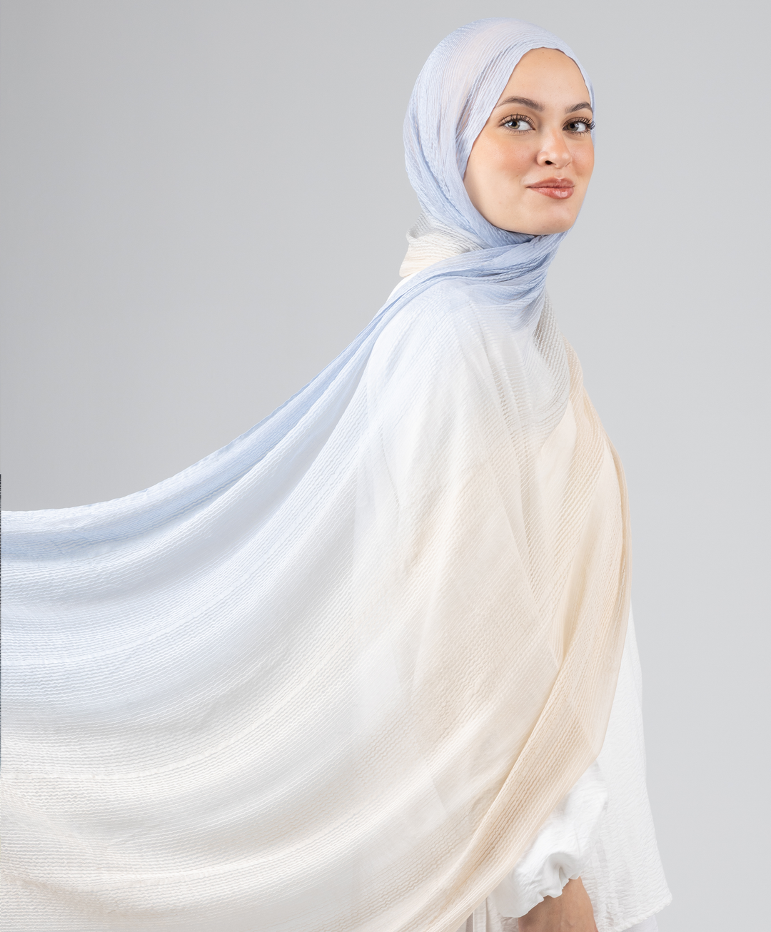Soft Gradient Cotton Scarf