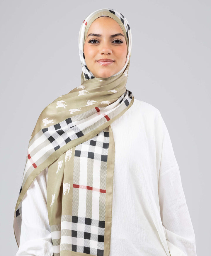 Vintage Luxury Silk Scarf