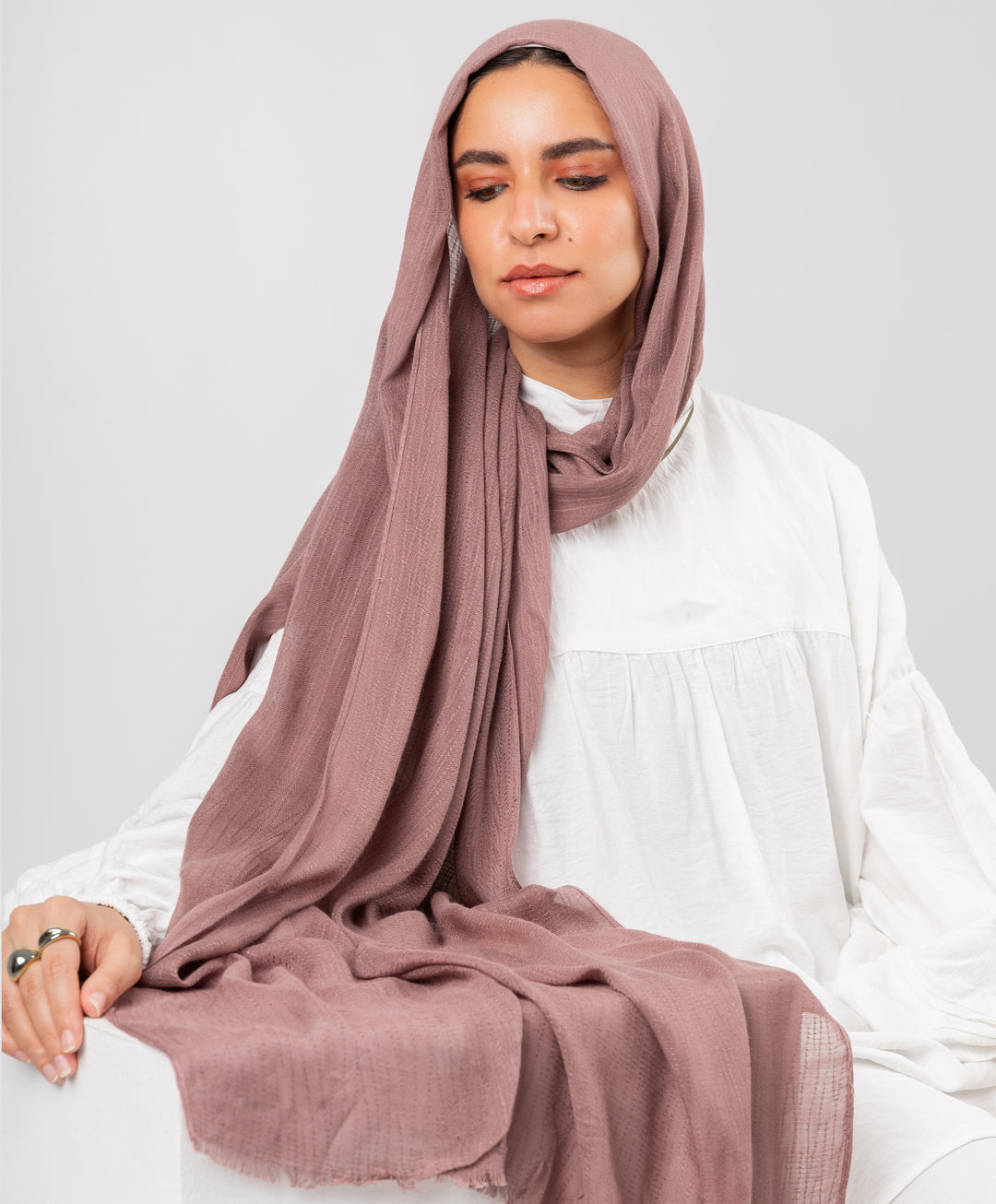 Bubbly Linen Scarf