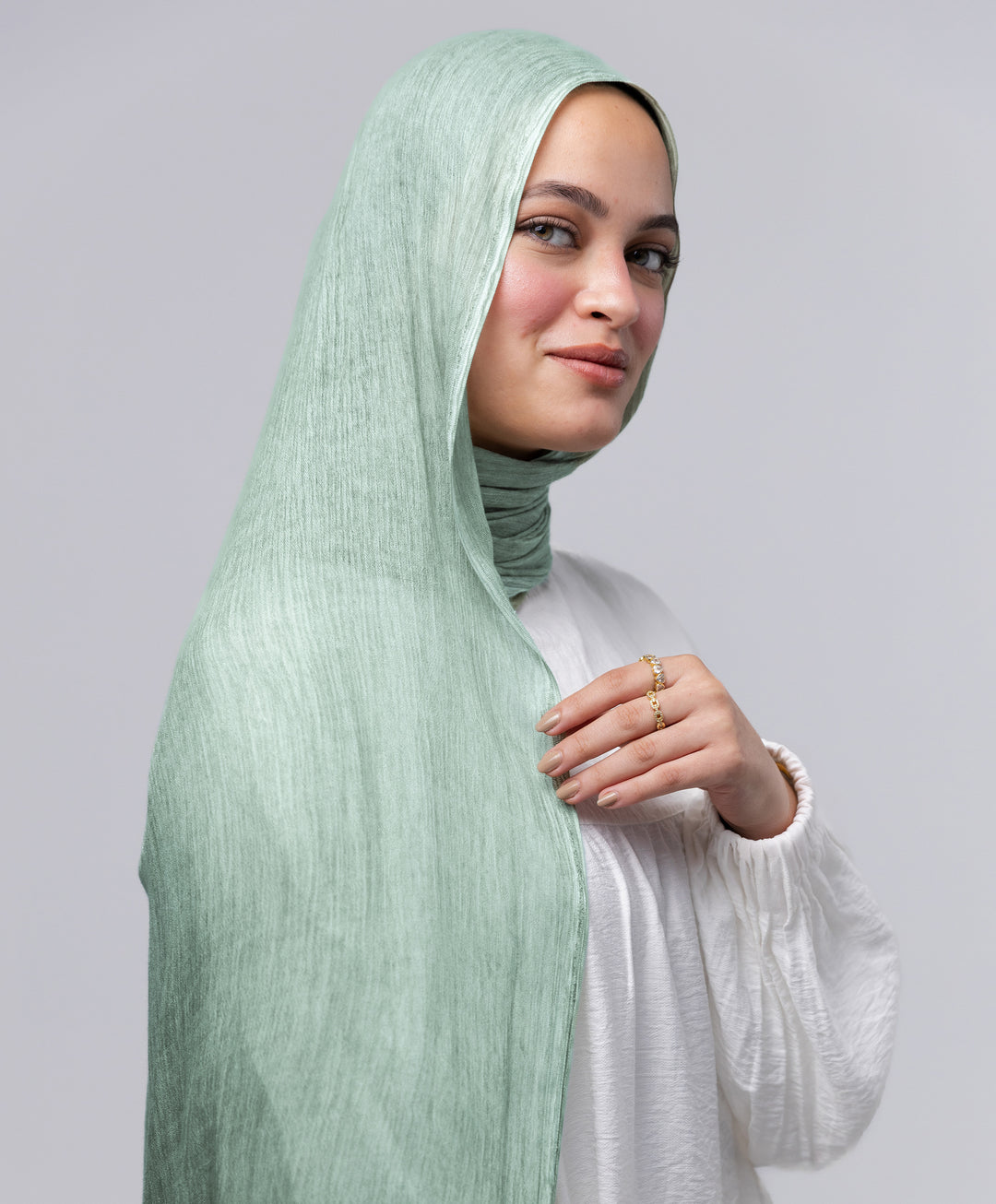 Marble Linen Scarf