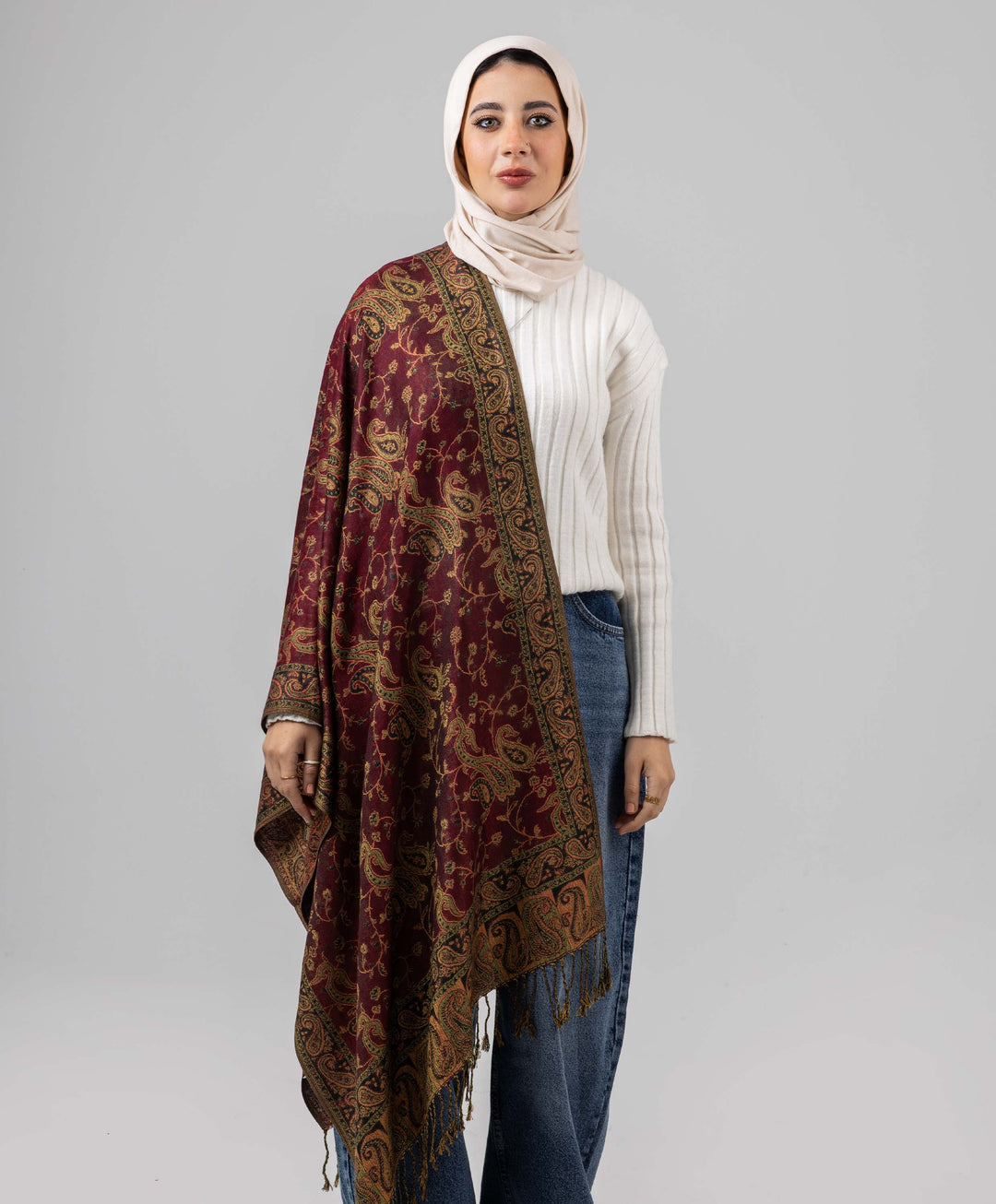Paisley Winter Shawl