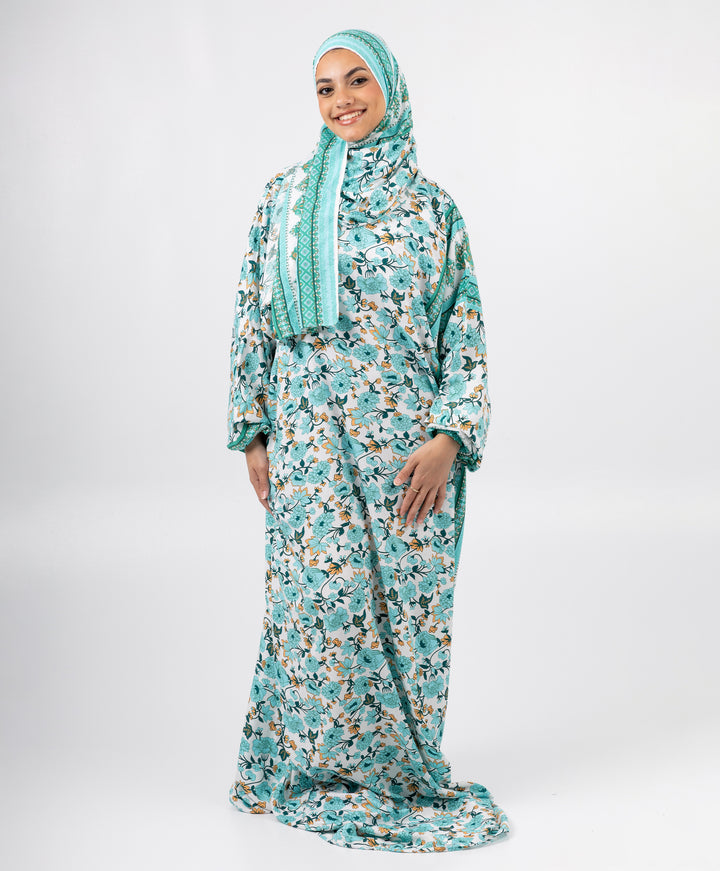 Aqua Bloom Viscose Isdal