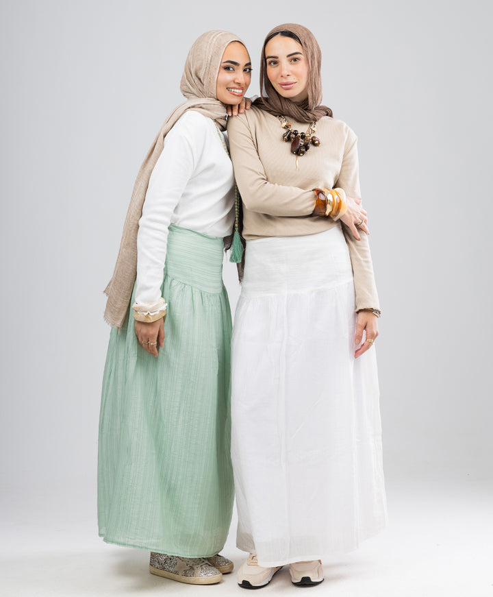Boho Linen Skirt