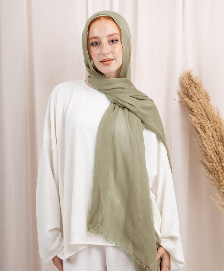 Cotton Crinkle Scarf