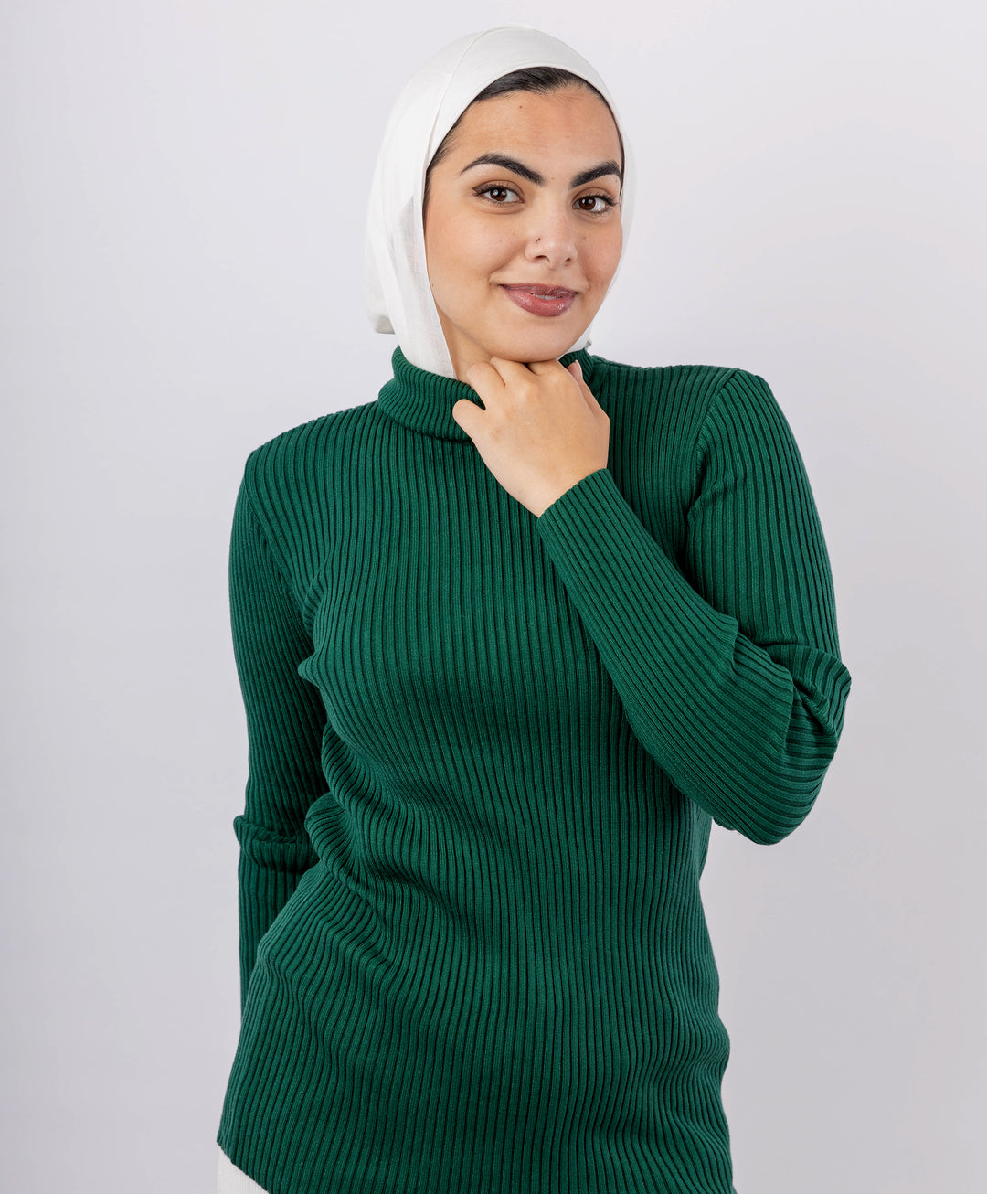 Ribbed Basic Pullover