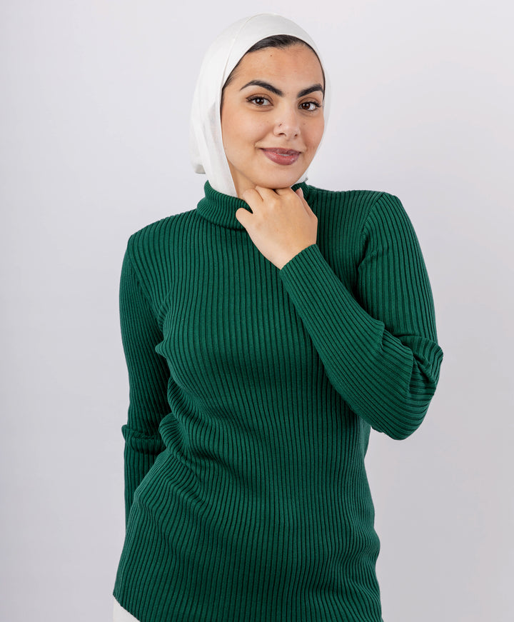 Ribbed Basic Pullover