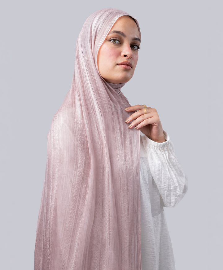 Striped Marble Linen Scarf