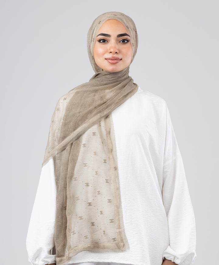 Lace Luxury Crinkle Scarf