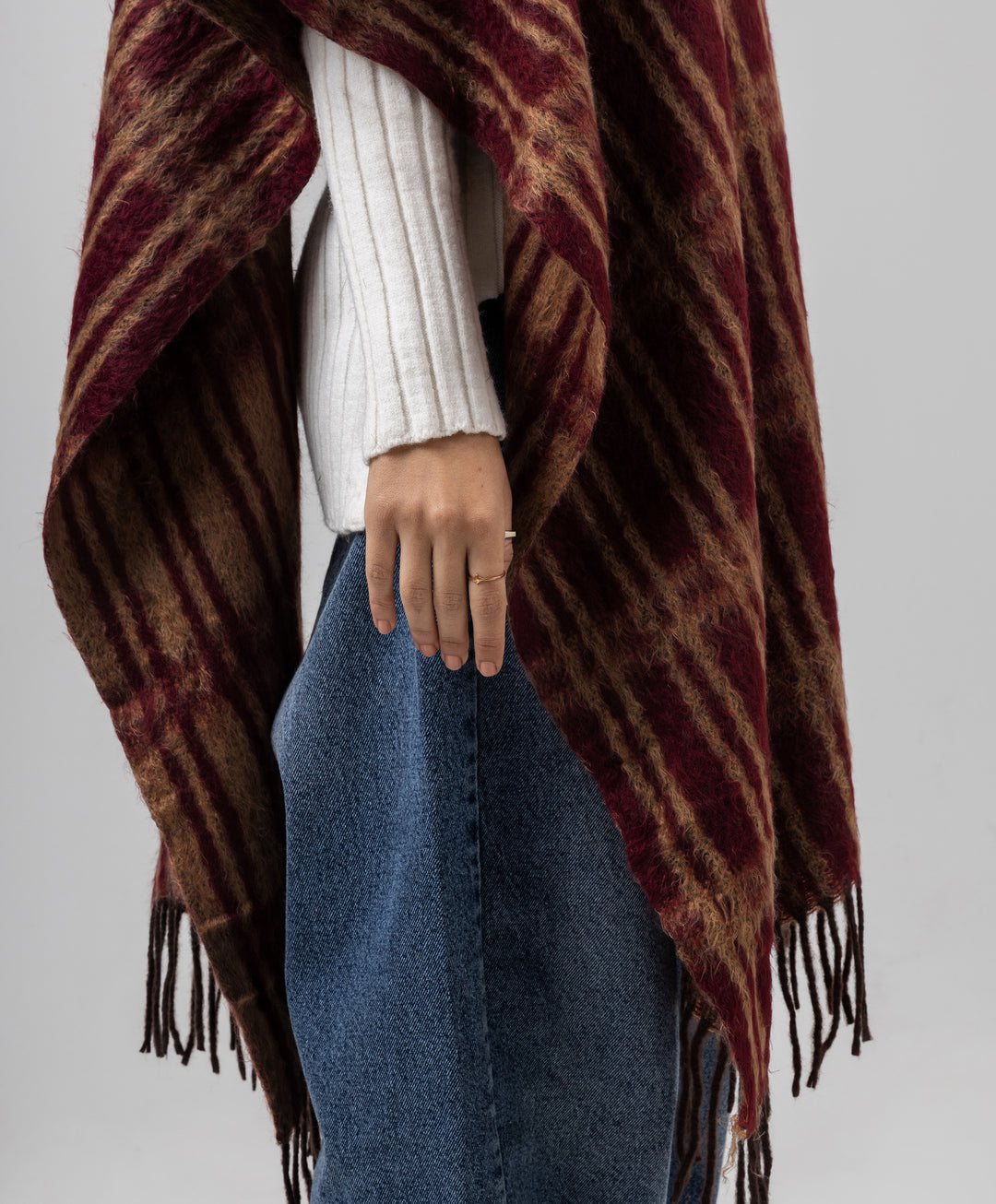 Comfort Plaid Shawl