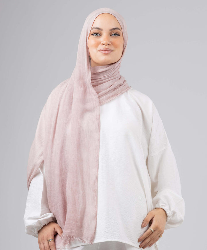 Bamboo Cotton Crushed Scarf
