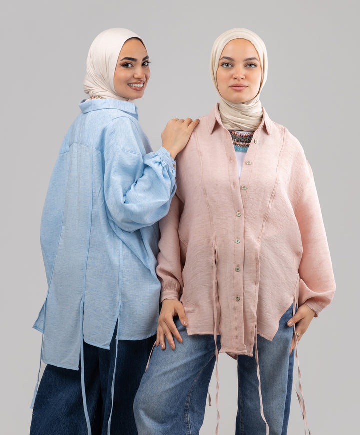 Tassel Linen Shirt