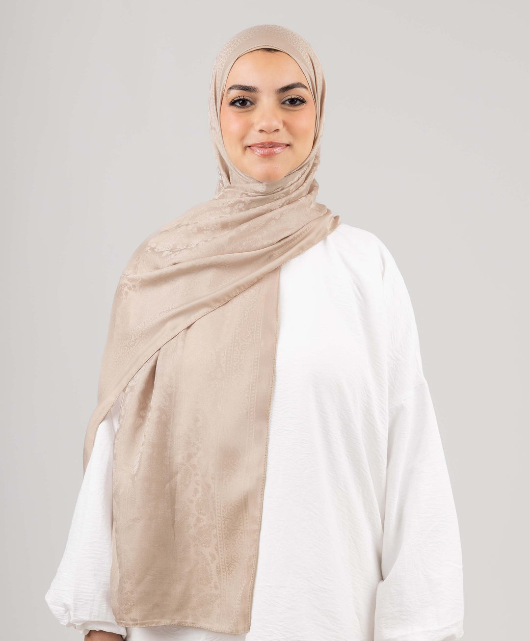 Satin Jacquard Scarf