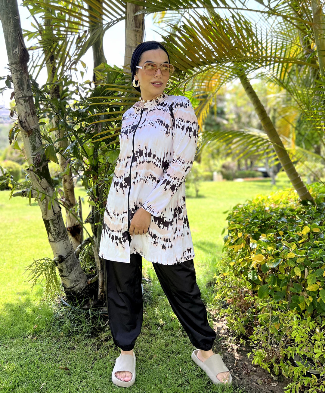 Printed Modest Burkini