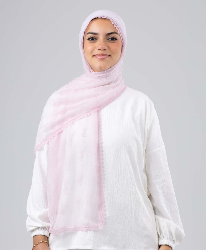Lace Luxe Crinkle Scarf
