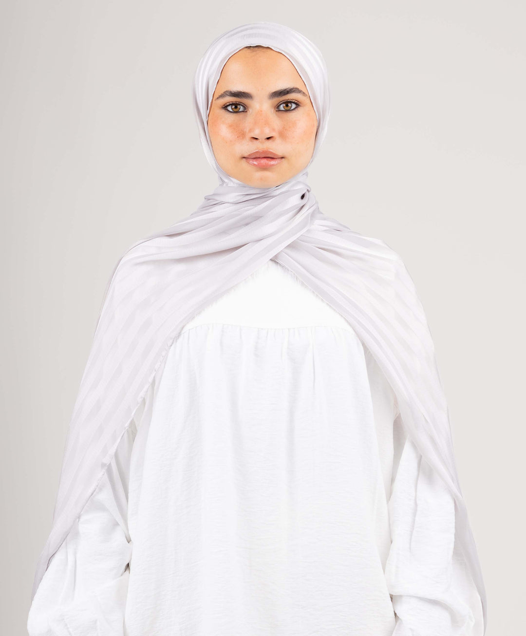 Majestic Satin Chiffon Scarf