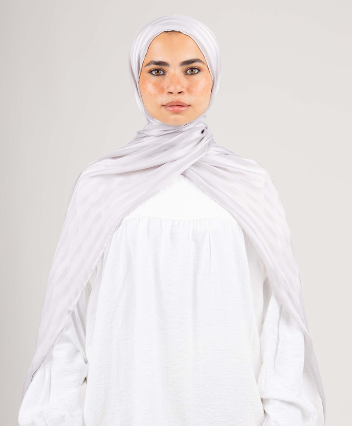 Majestic Satin Chiffon Scarf
