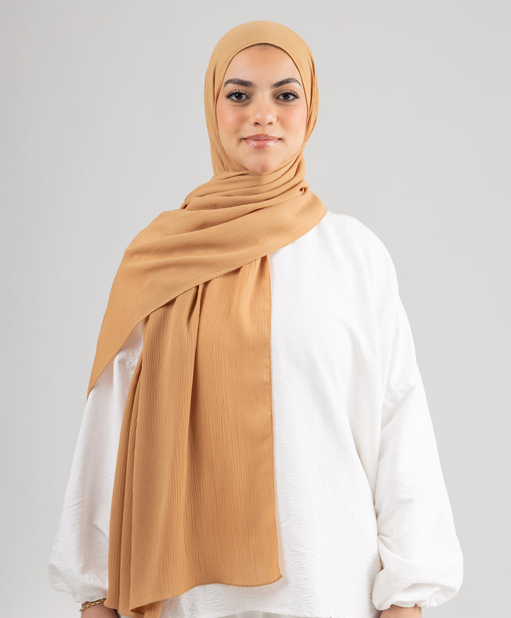 Pure Chiffon Crinkle Scarf