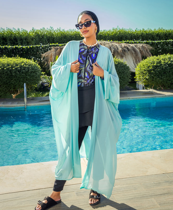 Plain Chiffon Kimono