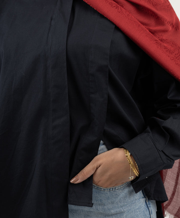 Step Poplin Shirt